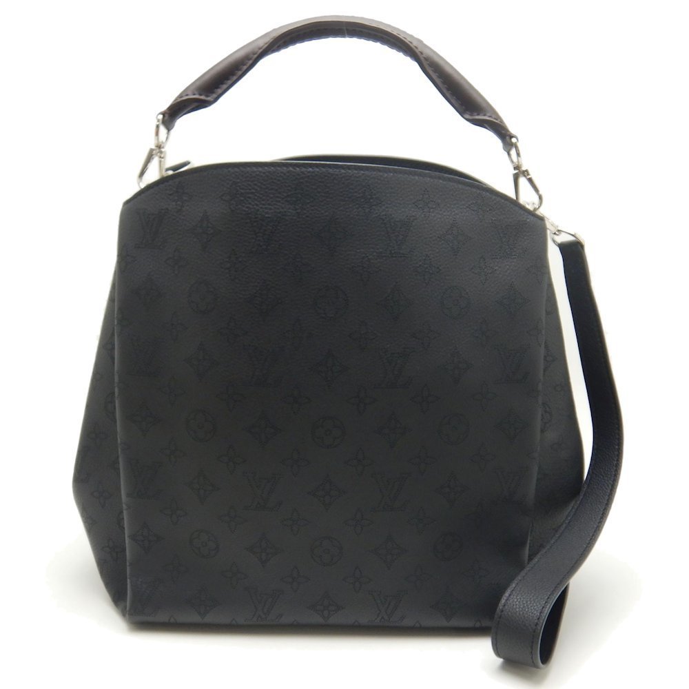 Louis Vuitton Mahina Babylon PM Shoulder Bag Noir Black